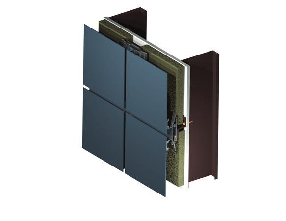 Ameriplate Rain Screen Wall System HORIZONTAL JOINT VERTICAL JOINT DESIGN OPTIONS Panels may be flat or curved Variable reveals: Horizontal 0.25-4 (6.35 mm-101.6 mm) and Vertical 0.25-6 (6.35 mm-152.