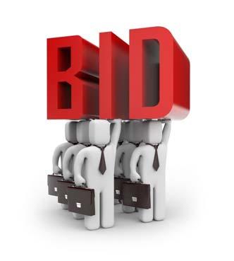 Submitting bids Bid depository Evaluating bids General Considerations Timeliness Completeness Variance from the construction budget Competitive bidding irregularities 12.7.