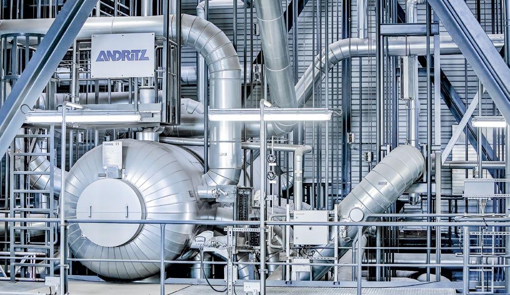 Type CUSTOMIZED SOLUTIONS ANDRITZ PowerBlast gas boilers use these process gases to generate energy in an environmentally friendly process.