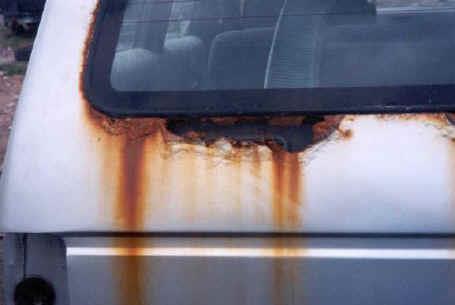 Rusting Rust is a hydrated form of iron oxide.