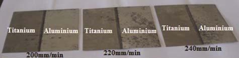 378 INDIAN J. ENG. MATER. SCI., DECEMBER 2016 Materials and Methods The metals used in this investigation are titanium (TI6AL4V) and aluminium (AA2024) alloy sheets of 1.0 mm 75 mm 150 mm.