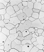 ASTM grain size number N = 2 n -1 of grains/in 2 at 100x magnification Optical Microscopy (a) Fe-Cr alloy (b) polished surface