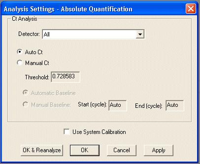 Chapter 6 Analyzing AQ Data Configuring Analysis Settings Configuring Analysis Settings Before you can analyze the data, you must specify parameter values for the analysis.