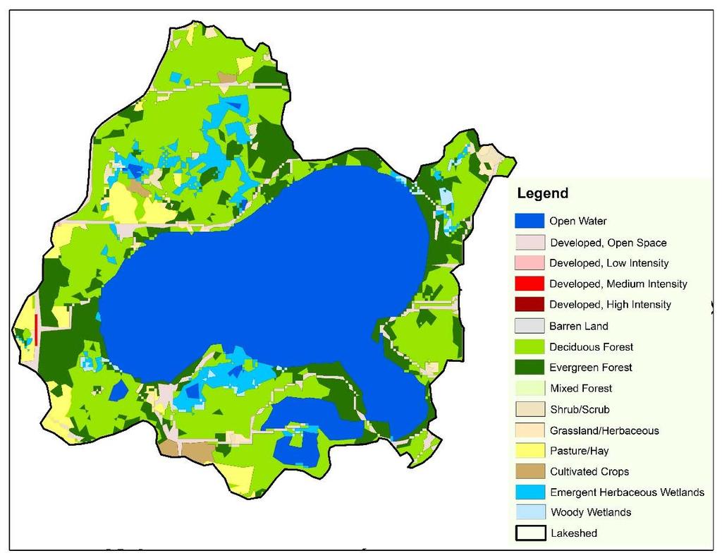Land Cover / Land Use The activities that occur on the land within the lakeshed can greatly impact a lake.