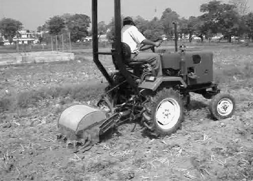 DEVELOPMENT & EVALUATION OF MACHING ROTAVATOR FOR LOW HORSEPOWER TRACTOR Table A : Comparison of predicted values and available rotavator dimensions Parameters Rotavator for 9.