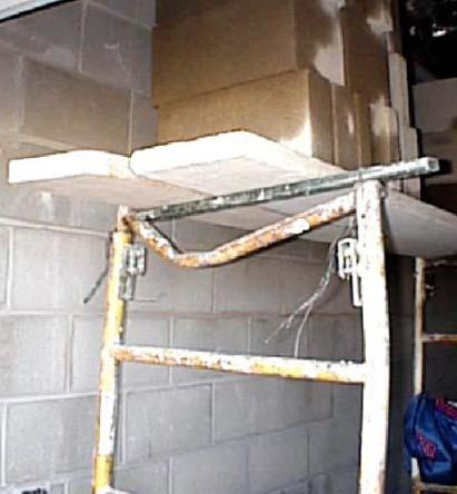 Scaffold Inspection Competent person inspects scaffolds for visible defects before each shift and after any