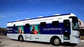 July 19th, is the next scheduled Blood Drive for Waterwood. Jan Goldsmith advises, Don t forget to drink plenty of water the day of, and eat a good lunch.