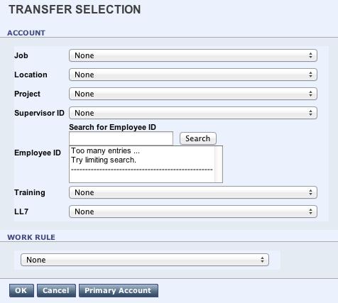 The job transfer process is noted below. Entering Time If You Work Multiple Jobs, or on Contracts, or Grants 1.