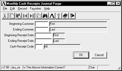 Enter N to change options. Press F4 to return to the menu. Printing As the journal is printed, its progress is displayed on the screen.