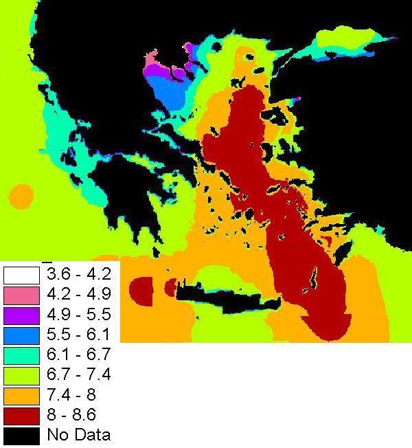 Wind power potential in the Aegean Sea Initial applications of