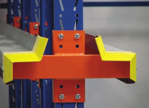 Drive-in pallet racks are used for storing pallets holding the same type of goods.