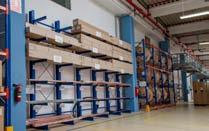Kasten's cantilever system provided the best solution for storing all the long and heavy parts required for