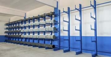 Kasten's modern cantilever racking offers robust storage solutions with high capacity, specifically