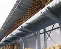 Arms for coil storage Cantilever racking can be configured to store