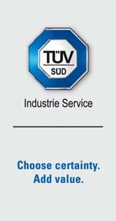 TÜV SÜD Industrie Service GmbH 80684 Munich Germany DAP-PL-2885.99 DAP-IS-2886.00 DAP-PL-3089.00 DAP-PL-2722 DAP-IS-3516.01 DPT-ZE-3510.02 ZLS-ZE-219/99 ZLS-ZE-246/99 Your Our reference/name Tel.