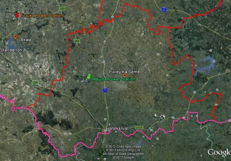 1 INTRODUCTION Majuba Power Station is located near Amersfoort in the Mpumalanga Province and falls within the Pixley Ka Seme Local Municipality (Figure 1.