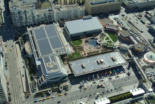 Moscone Convention Center: San Francisco One of the largest publically owned solar systems in the US Funded