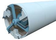 Slide 9 Backacters Open face cutter booms Tunnel boring machine A tunnel