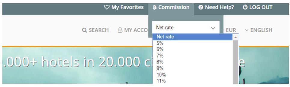 How to set commission rate? HotelsPro offers its clients to work on net rates and commissionable rates.