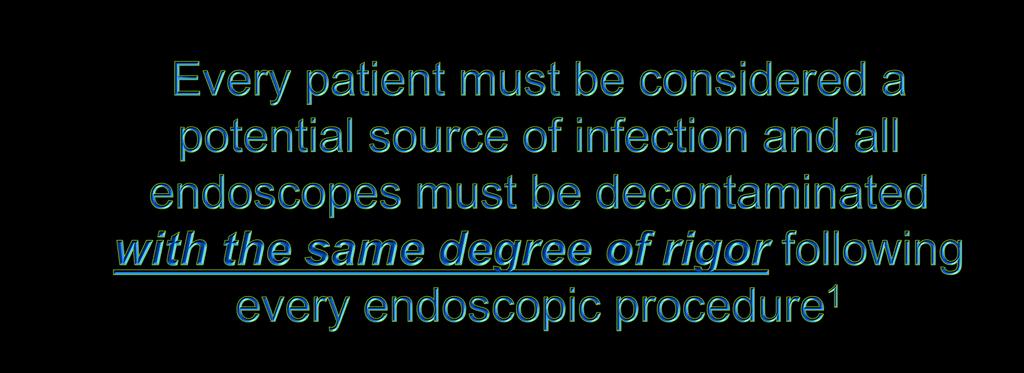 Principle 1 Standards of Infection Control in Reprocessing of Flexible Gastrointestinal Endoscopes, Society