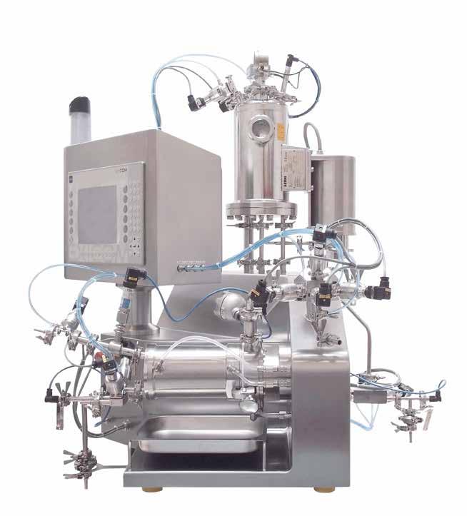 DYNO MILL PHARMA wet milling equipment for the Pharmaceutical Industry DYNO -MILL PHARMA Particle Size Reduction of Active Pharmaceutical Ingredients (API) The wet milling technology of WAB