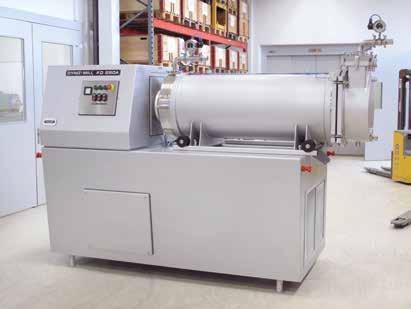 DYNO -MILL MULTI LAB DYNO -MILL KD 280 A with Food Grade Paint Overview of the DYNO -MILL MULTI LAB range TYPE GRINDING MINIMUM GRINDING MILL COOLING WATER WEIGHT DIMENSIONS CHAMBER BATCH VOLUME