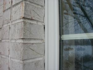 EXTERIOR INSPECTABLE ITEMS Windows: REPAIR or REPLACE - Caulk, sealant and/or flashing detail is deteriorated, damaged or otherwise not effective.