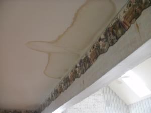 INTERIOR INSPECTABLE ITEMS Major Ceiling Finishes: REPAIR or REPLACE - Water stains, deterioration or similar is present.