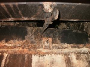 INTERIOR INSPECTABLE ITEMS Exterior Doors: Interior Doors: Fireplaces: SAFETY - There is a build up of creosote and debris in the fire box, smoke chamber or flue. In my opinion this is a fire hazard.
