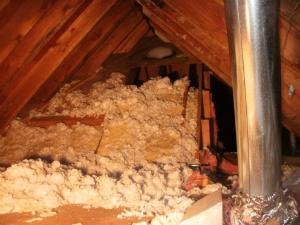 INSULATION LIMITATIONS INSULATION Limitations: DISCLAIMER - The attic was inspected from the scuttle opening only. The view within the attic is limited to the area visible from the scuttle only.