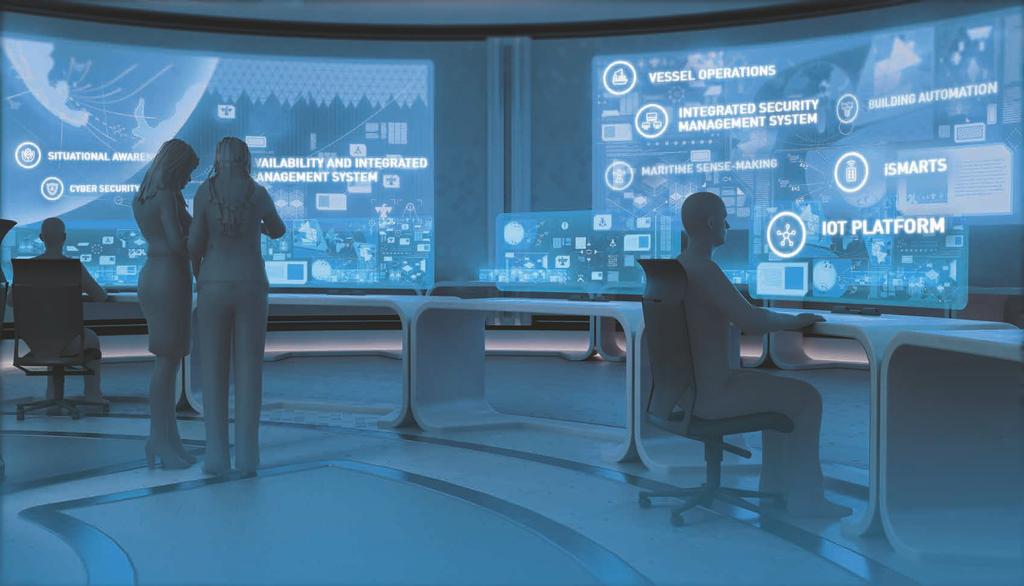 OPERATIONS COMMAND CENTRE AVAILABILITY AND INTEGRATED MANAGEMENT SYSTEM One-glance visualisation platform with smart analytics to predict systems availability CYBER SECURITY Round-the-clock detection