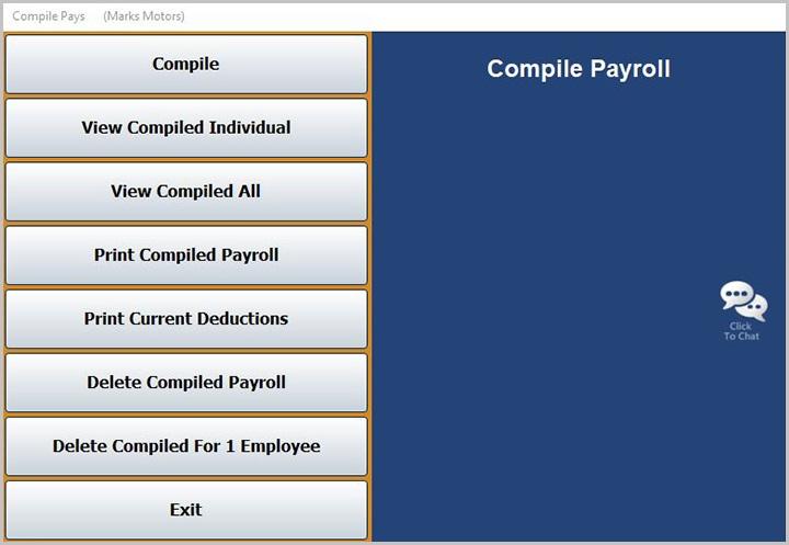 Dealership Payroll Compile Payroll Chapter 5 Chapter 5 Compile Payroll Once you are finished entering the payroll and deduction information, you