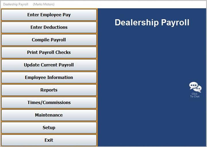 Dealership Payroll Introduction Introduction Dealership Payroll The Autosoft DMS Dealership Payroll makes entering payroll easy.