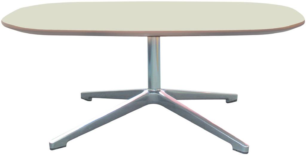 standard & optional features/finishes A645/75RD Low Level Table A645/77 Low Level Table A645/77S Low Level Table A645/107S Low Level Table Soft Rectangle Laminate face tops on 25mm MDF core with