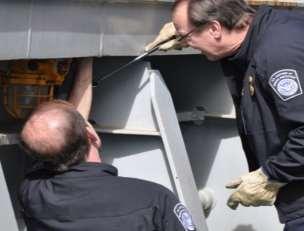Asian Gypsy Moth (AGM) CBP Specialists inspect high-risk vessels based on