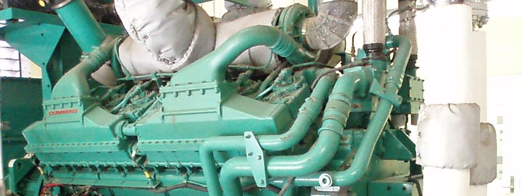 facility is at reduced load due to planned and unplanned maintenance outages. Figure 3 is a photograph of one of the four dieselpowered backup generators located at the AWTP.