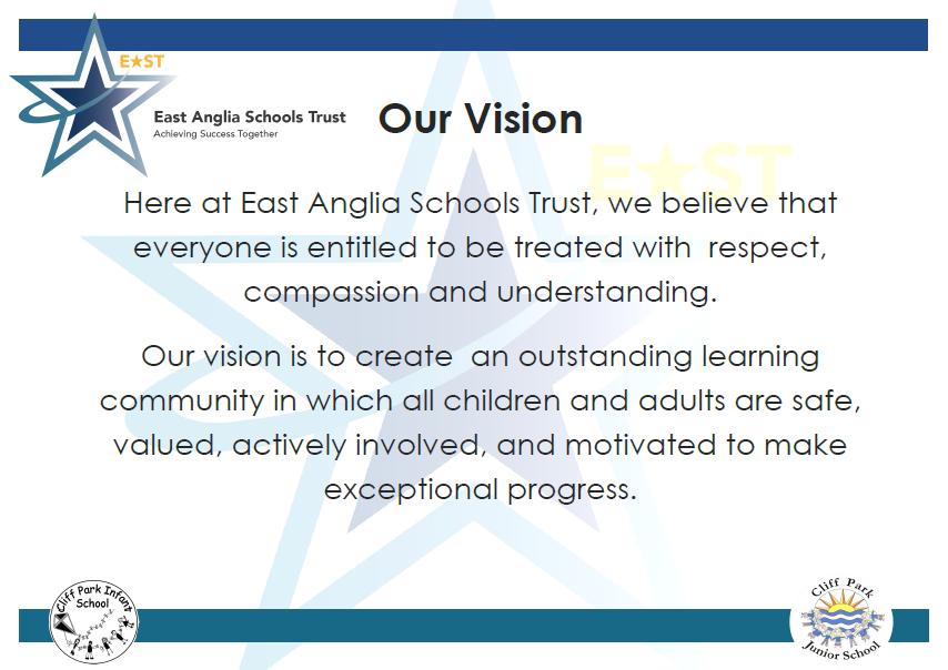 Our vision and core purpose We place a strong emphasis on the community that each school serves we know how important this is to achieving educational success.
