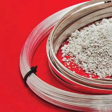 Silver Electrical Contact Materials Silver Sheets and Strips full range of sizes Silver Wires and Sections Silver Powders grain