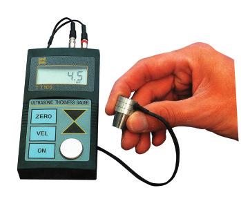 CV Ultrasonic Thickness Gauge - Delta TT-100 Series The Delta TT series represents a range of quality, hand-held, ultrasonic gauges for accurate measurement of wall thickness of a variety of