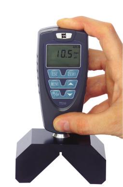 Coating Thickness Gauge - TT-210 Easy to use Integrated probe FN Automatic substrate recognition Automatic calculation: Mean/Max/Min/No./S.