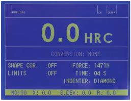 CV Rockwell Digital Hardness Tester 600D Rockwell scales A, B, C, D, E, F, G, H, K, L, M, P, R, S, V Display conversion to HV, HB, HR scales Hardness resolution 0.