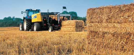 handling in the field, while the size of the bales provides