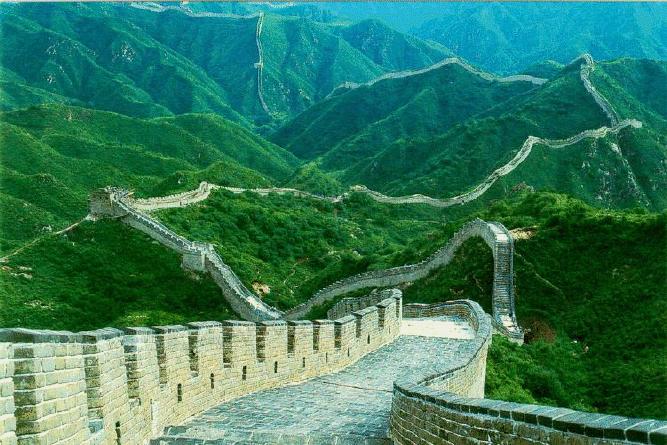 The Great wall of China 7th century BC to 17th century