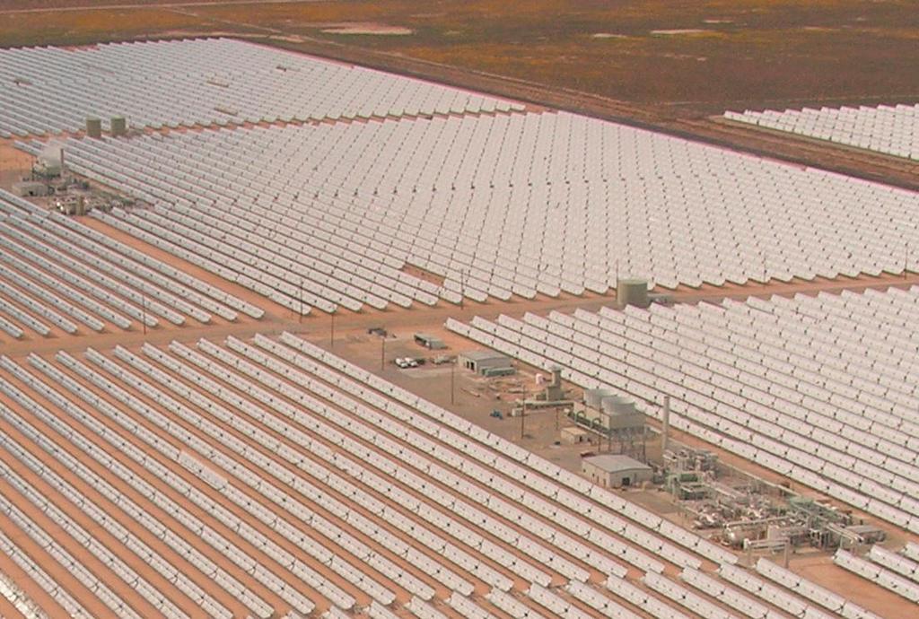 34 Solar Energy Generating Systems (SEGS) Second largest solar energy facility in the world, with 354 MW installed capacity (California