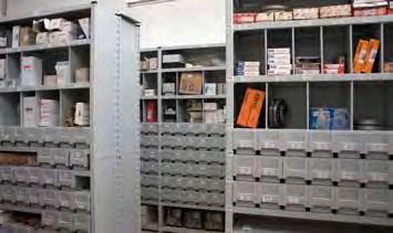 stock control, safe and secure location for tools and equipment and ergonomically designed and practical packing and work stations. Sometimes the only way to get more storage space is to build up!