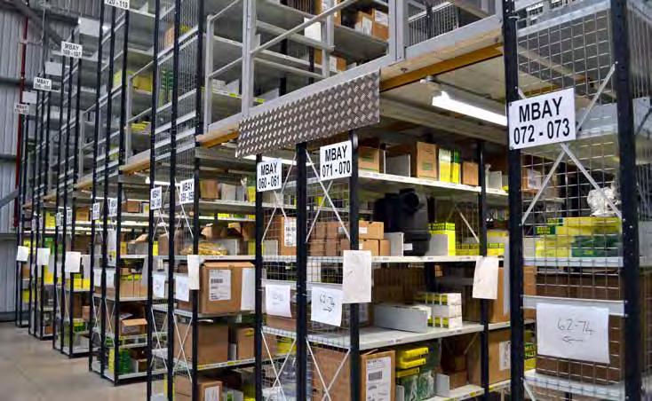 Storage capacity can be increased by up to 200%, by putting one of our shelving systems onto