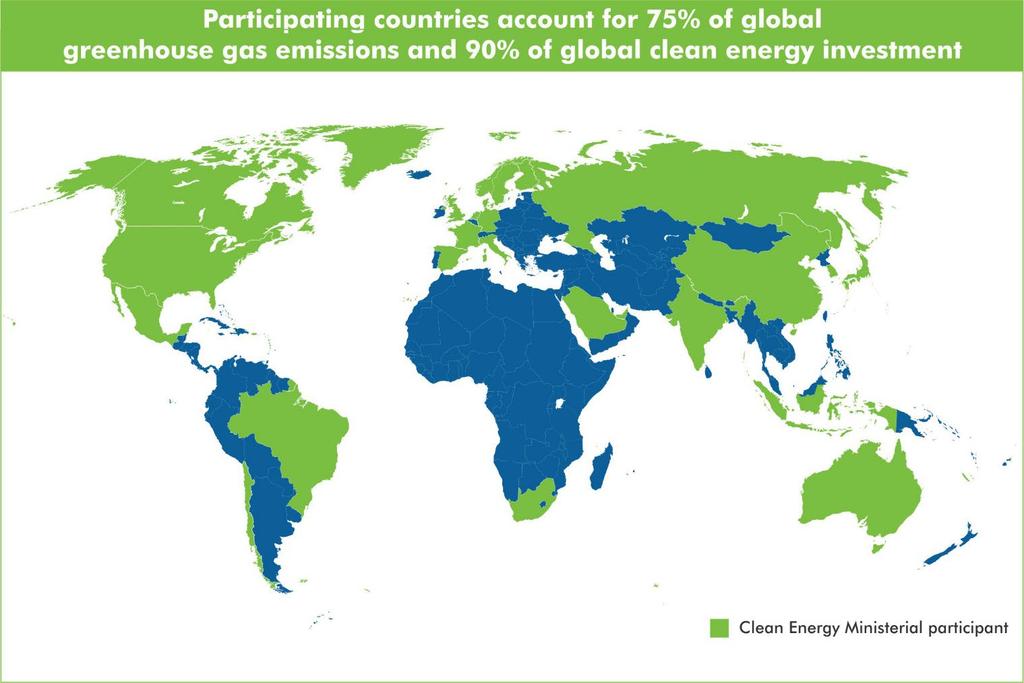 CLEAN ENERGY MINISTERIAL: 25 COUNTRIES