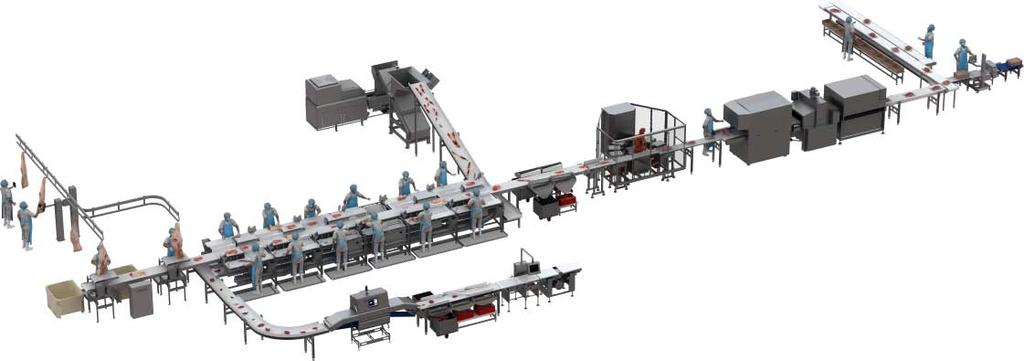 Bringing it all together The food processing software portfolio ranges from simple device control solutions, to total processing solutions adapted to the individual needs of meat