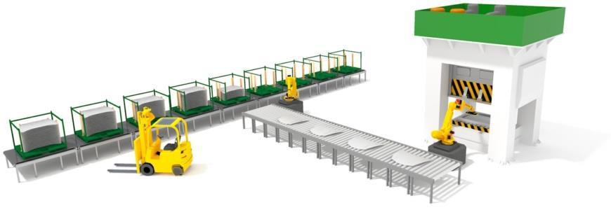 We are ready to offer standard rack and columns to robotic use and also to develop individual projects for each type of