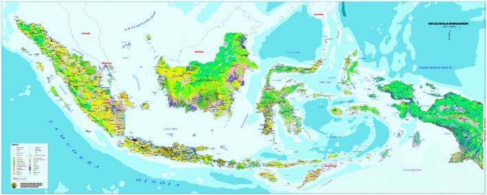 INDONESIA: REDD Relevance 1. Country land area: app. 187 millions ha, population: app. 225 millions 2. 7 major islands and 33 provinces, autonomous governance system 3.